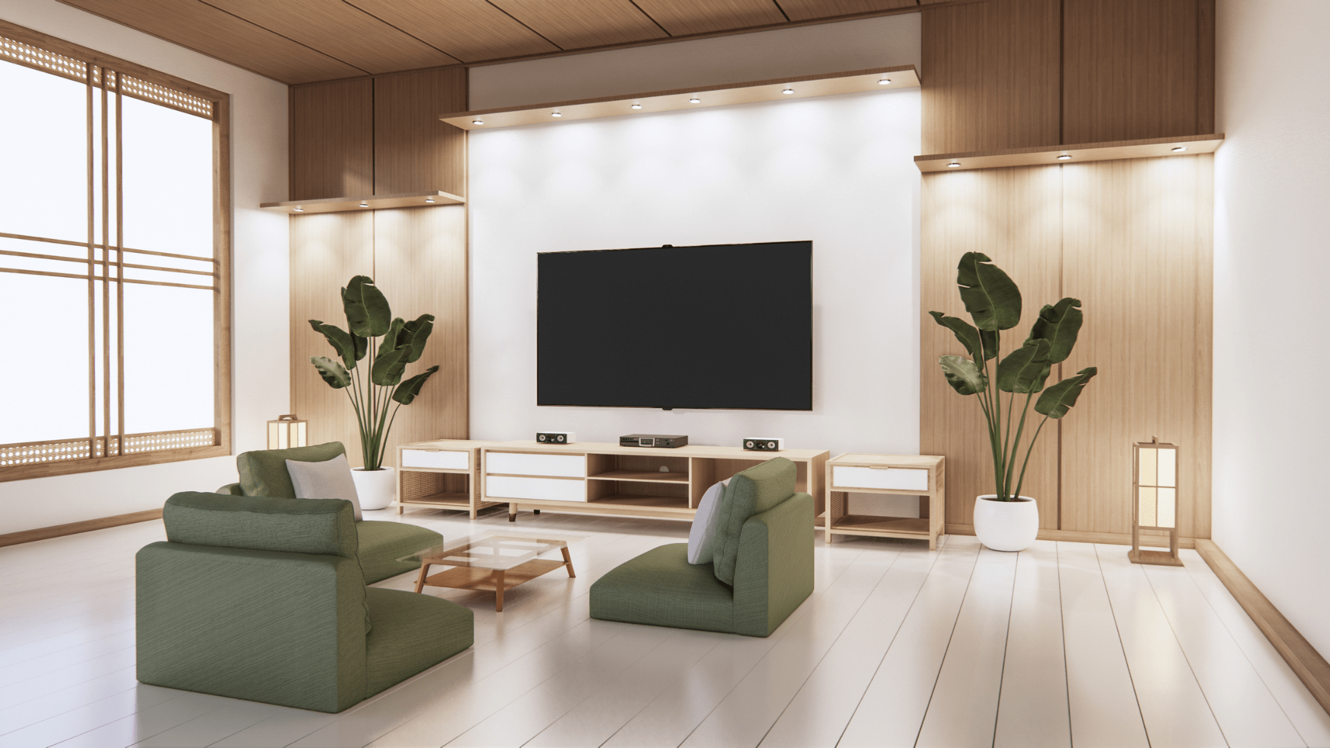 living area with open space-min